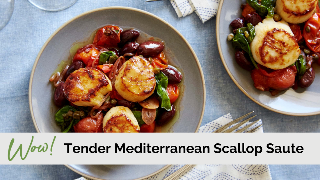 Tender Mediterranean Scallop Saute