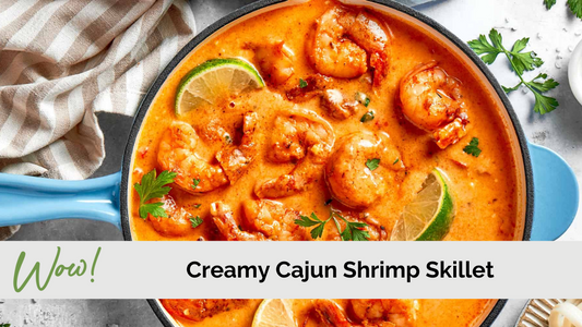 Creamy Cajun Shrimp Skillet