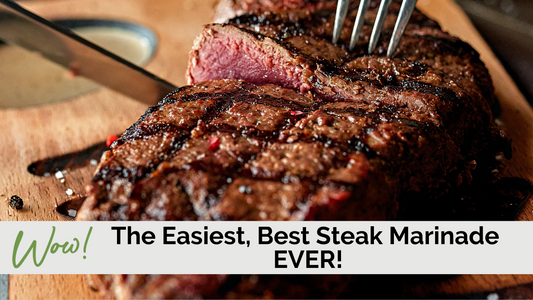 The Easiest, Best Steak Marinade EVER!