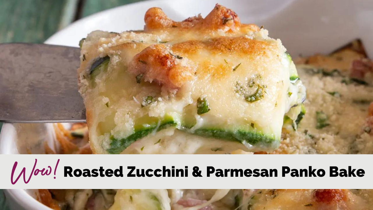 Roasted Zucchini with Parmesan Panko – Stacey Hawkins