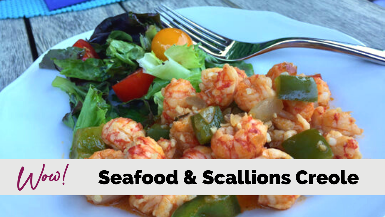 Seafood & Scallions Creole a Lean and Green Recipe – Stacey Hawkins